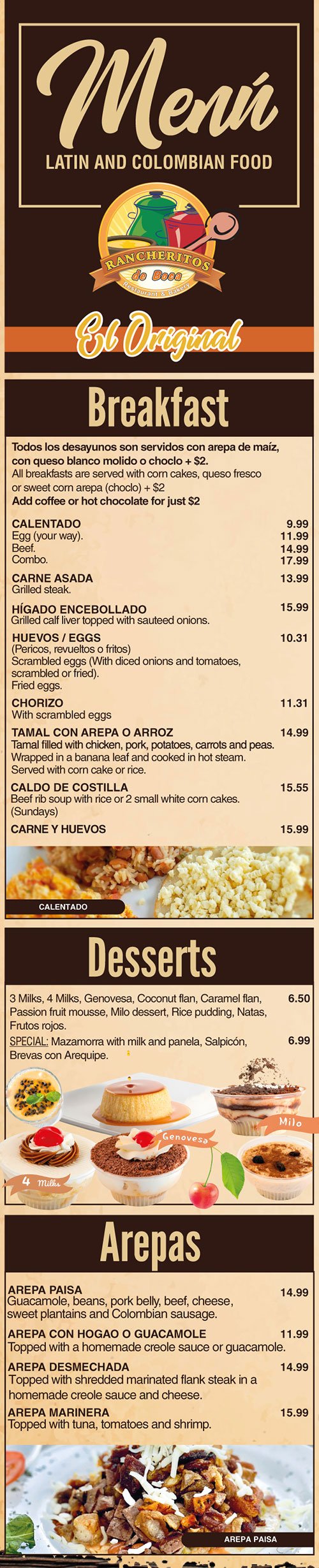 Restaurante Colombiano en Boca Raton