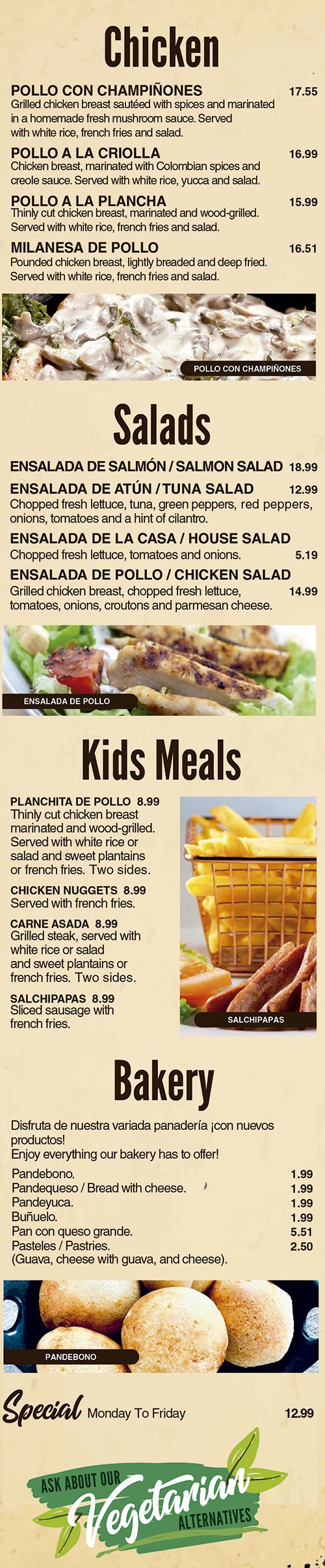 Restaurante Colombiano en Boca Raton